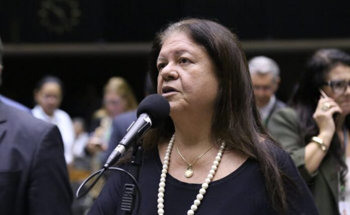 Deputada Laura Carneiro (PSD-RJ) fala no Plenário da Câmara dos Deputados