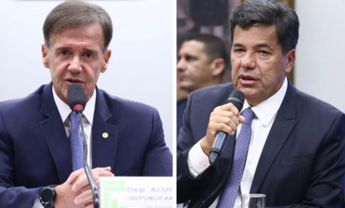 Deputados Aluisio Mendes (E) e Mendonça Filho