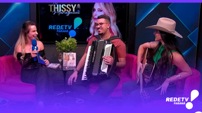 “By Thissy Menegucci”: o talk show que conquistou o público paranaense com leveza, música e boas conversas