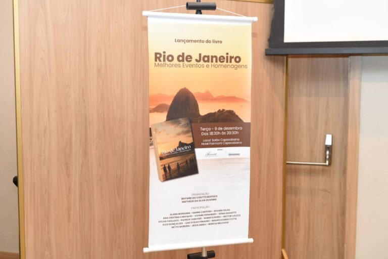 Fairmont Copacabana lota salão em noite de lançamento de livro