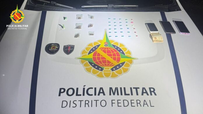 Gtop 40 prende homem por tráfico de drogas após denúncias nas redes sociais no Itapoã Parque