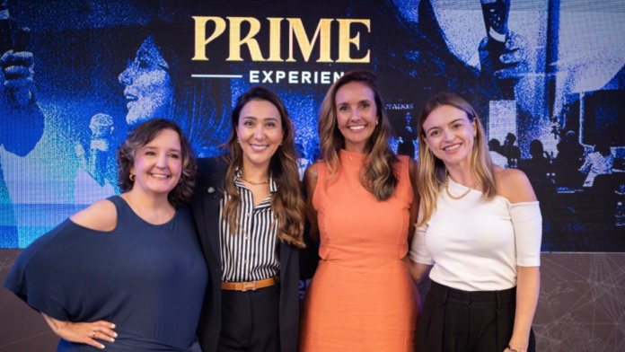 Anna (2) Drª Fabiana Marques, Dani Martins, Anna Maoli e Natália Titos durante a Prime Experience no WTC São Paulo.